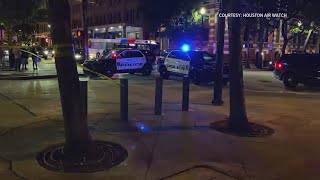 Woman dies after being hit by big rig in downtown Houston