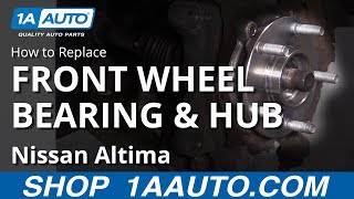 How to Replace Front Wheel Bearing 07-13 Nissan Altima