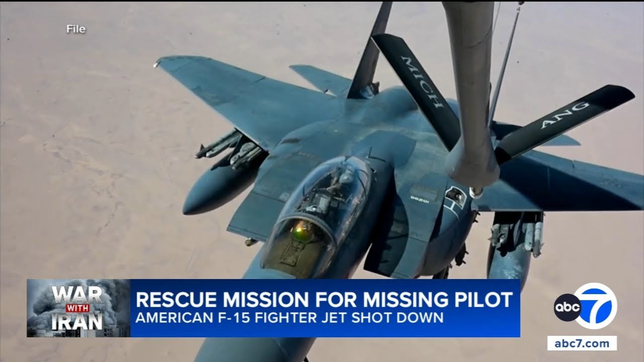 US presses search for a missing serviceman as Iran calls on public to find  'enemy pilot'