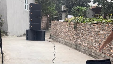 Khách mời cả Ca Sĩ TUẤN VŨ về test Loa array sợ quá. array DE HTL312 còn 3 cặp gọi ngay 0965.163.033