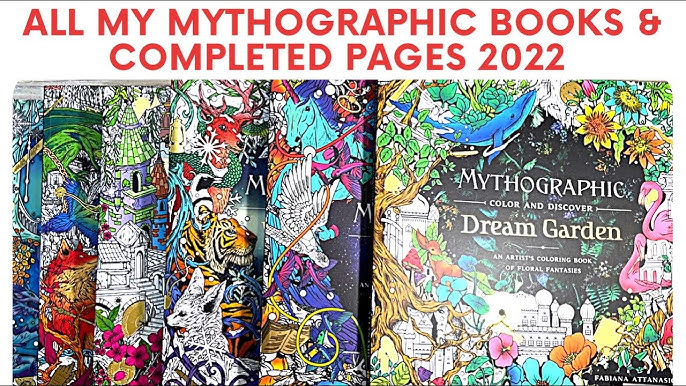 Mythographic Color and Discover: Odyssey #Coloring book flip through # adultcoloring 