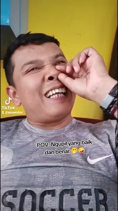 Mengupil baik dan benar sesuai setandar SNI 🤭🙏🤣 #hiburansegar #hiburan #lucu #funny