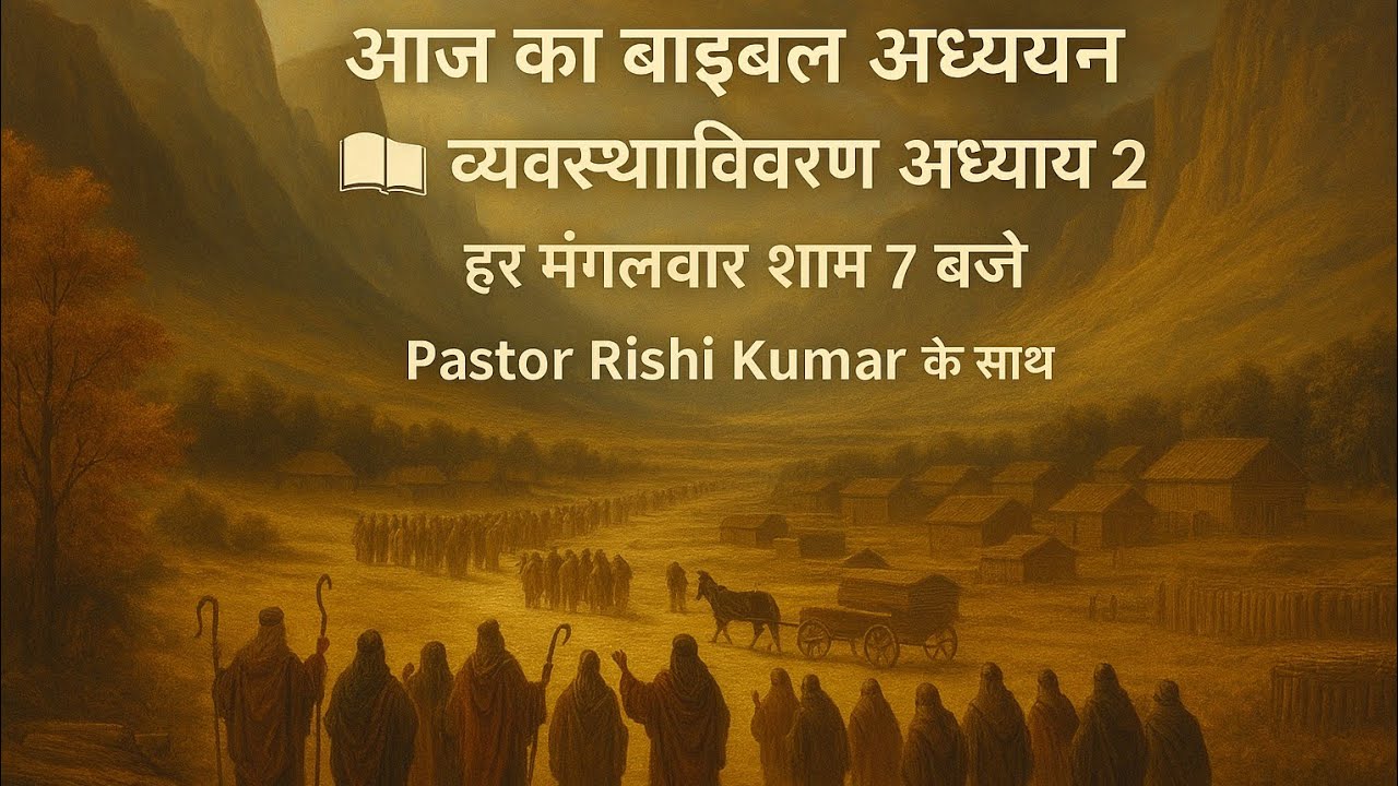 Rishi Kumar 91 is live! join us now' for today's Bible study व्यवस्था ...