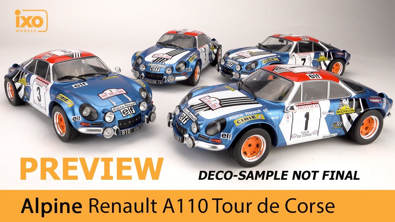 Renault 5 Alpine Ragnotti Ixo Rally De Montecarlo 1/18 