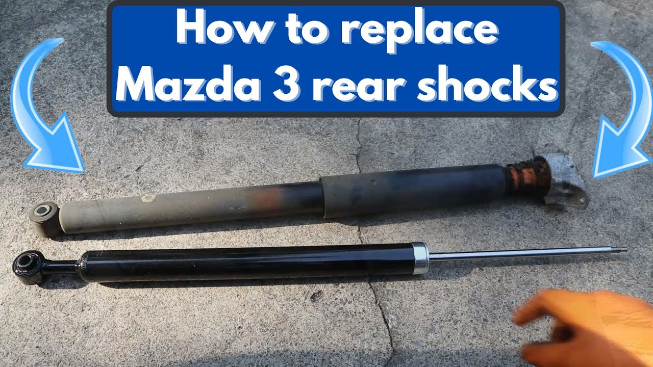 How to replace rear shocks 2004-2013 Mazda 3 - YouTube
