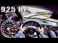 Mercedes E63 AMG Coupe 925 HP GAD 5.8 V8 BiTurbo POV Autobahn DRIVE by AutoTopNL