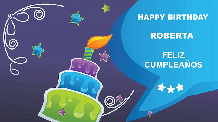 Roberta - Card  - Happy Birthday