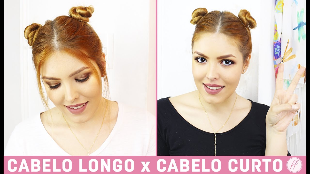 Double Bun ou Coque Duplo - Cabelo Longo x Cabelo Curto - thptnganamst.edu.vn