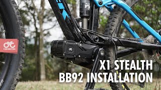 How to build your own EMTB ep.2 - X1 Stealth installation on a BB92 pressfit frame