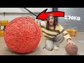 Making The WORLDS BIGGEST Rubber Band Ball!😱