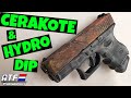 HYDRO DIP & CERAKOTE! Battle-worn/rust [Glock 27]