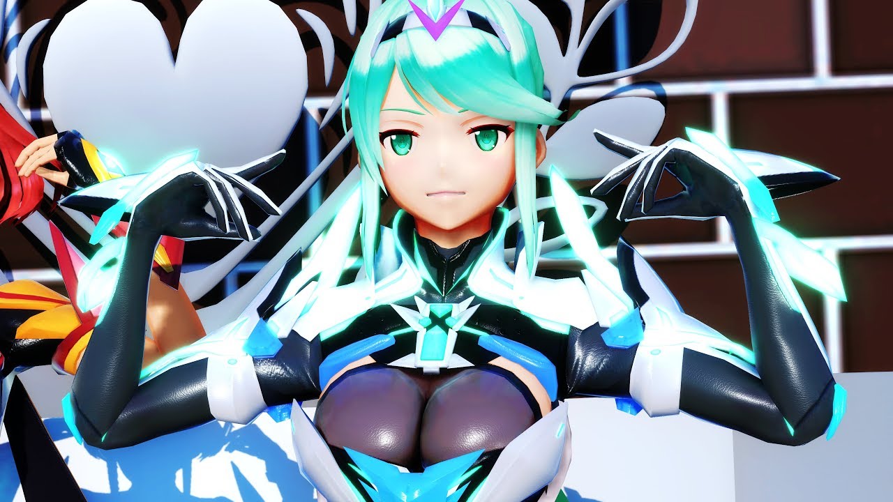【MMD-Xenoblade 2】Pyra & Mythra & Pneuma『スキスキ絶頂症』4K (fixed ver)