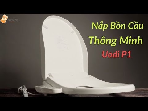 Nắp Bồn Cầu Thông Minh Uodi P1 - Khử Trùng 99% - Massage - Sưởi Ấm - Vệ Sinh Cực Kì Sạch Sẽ