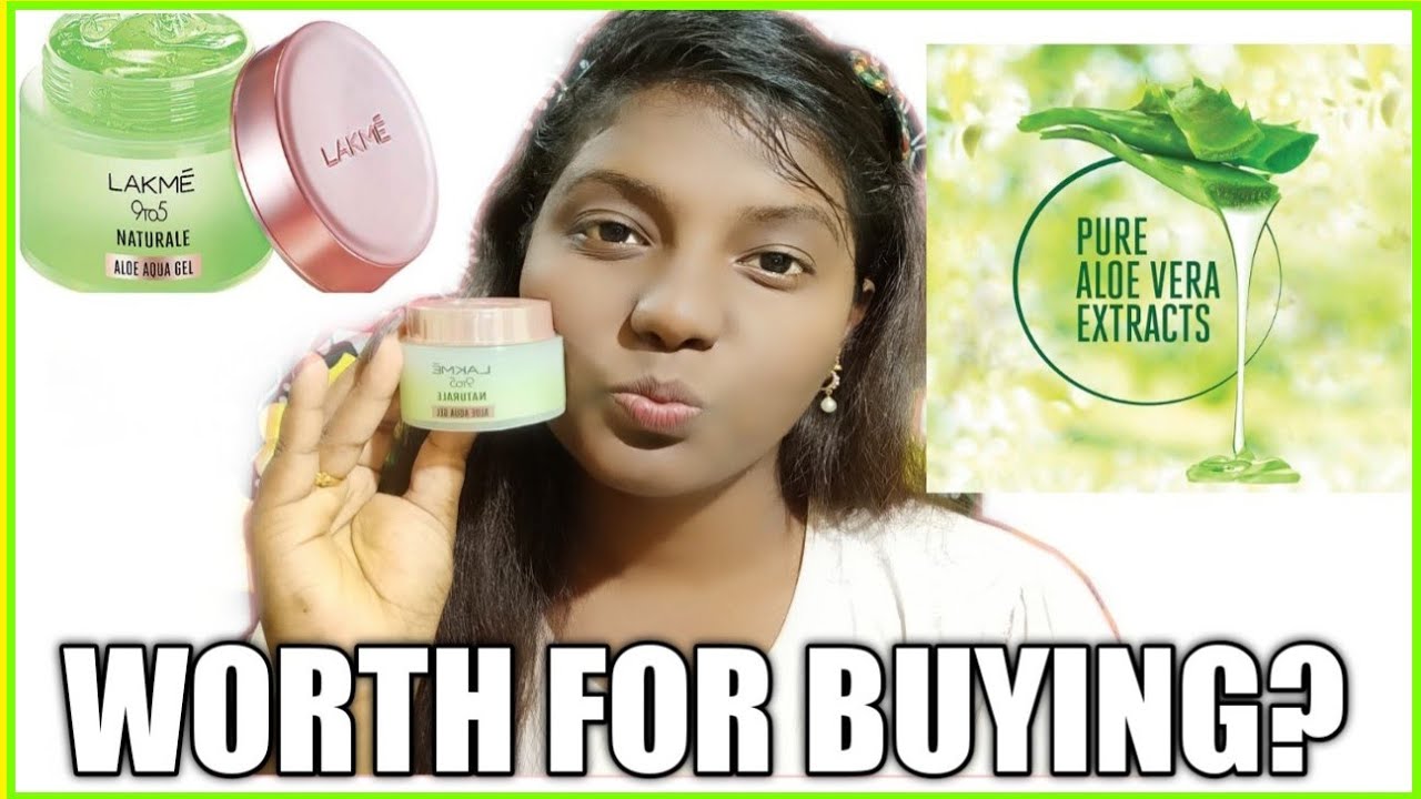 Lakeme 9to5 Aqua Aloe vera Gel Primer Review YouTube