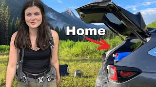 Living in a Subaru: Solo Hiking and a Cookout Deep in the Mountains with my Dog by Madison Clysdale 96,563 views 9 months ago 12 minutes, 51 seconds