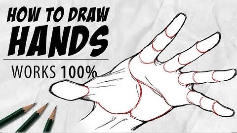How to draw Hands in 10 Minutes | Tutorial