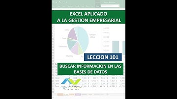 Leccion 101: Buscador de Informacion en bases de datos de Excel