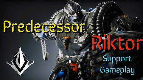 Riktor Support Overpowered | Predecessor | Support Gameplay