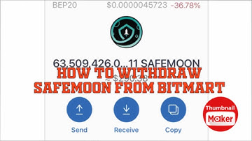 How to withdraw Safemoon from BitMart to Trust Wallet