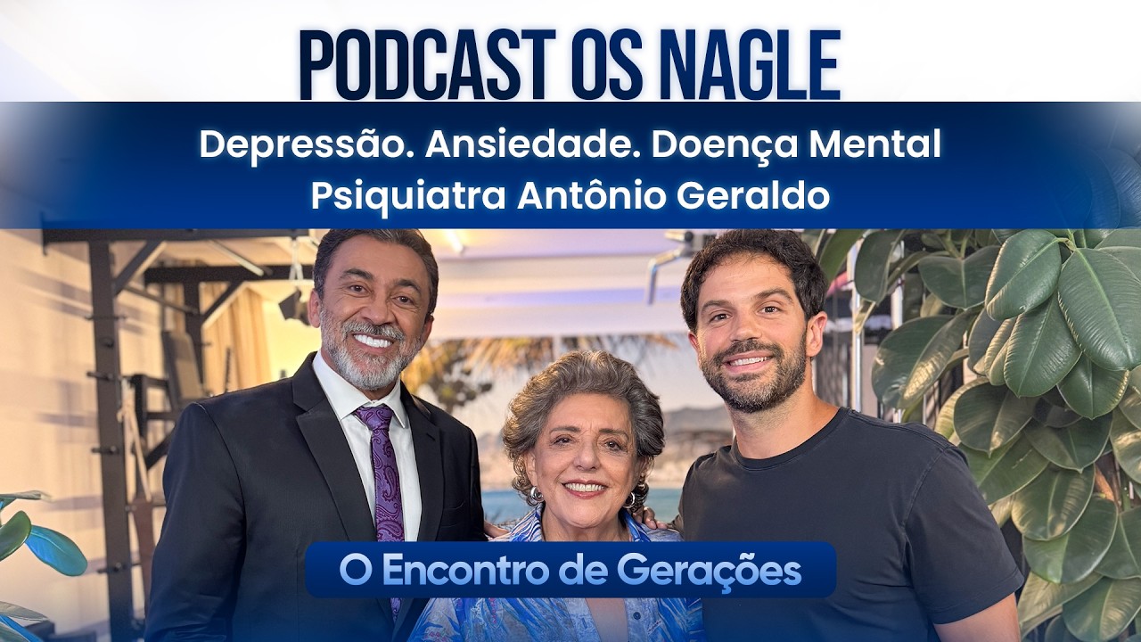 Capa do episódio: Depressão, ansiedade e doença mental — psiquiatra Antônio Geraldo