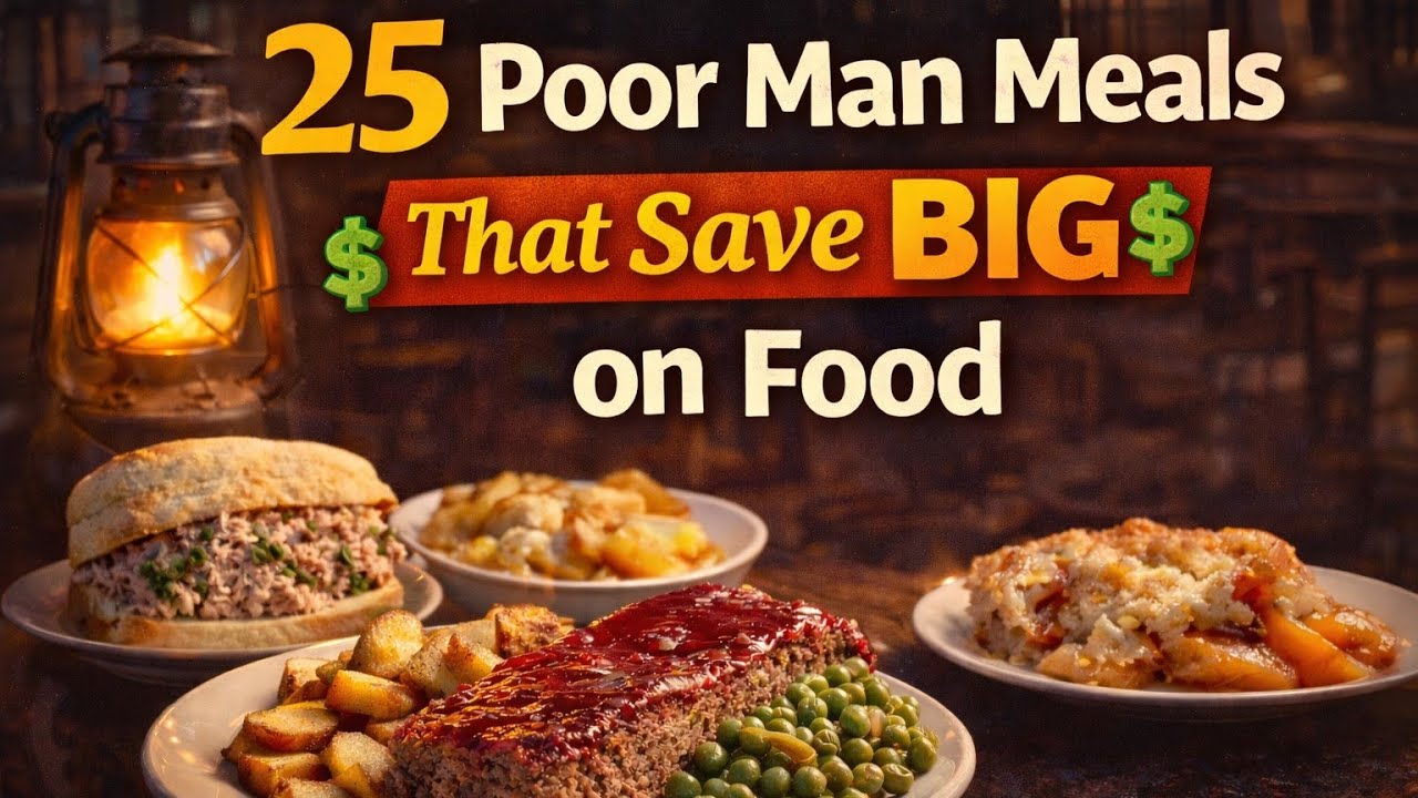 25 Poor Man Meals That Will Help You Save BIG on Food Today!