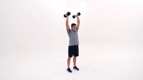 Double DB Suitcase Squat Curl to Press