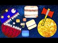 Square hungry 8 planets sizes for baby funny planet  comparison game solar system comparison