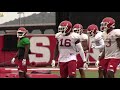 Hawgbeatcom  sights and sounds of arkansas practice sept 26