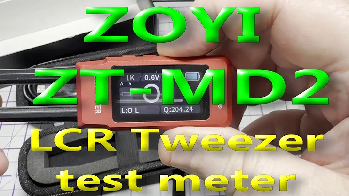ZOYI ZT-MD2 - LCR Tweezer test meter - test and review.