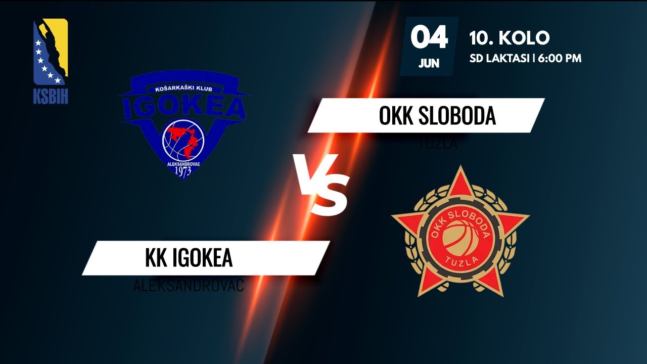 KK Igokea m:tel vs OKK Sloboda - 10.kolo - Liga 6 - KSBIH - 2021/2022
