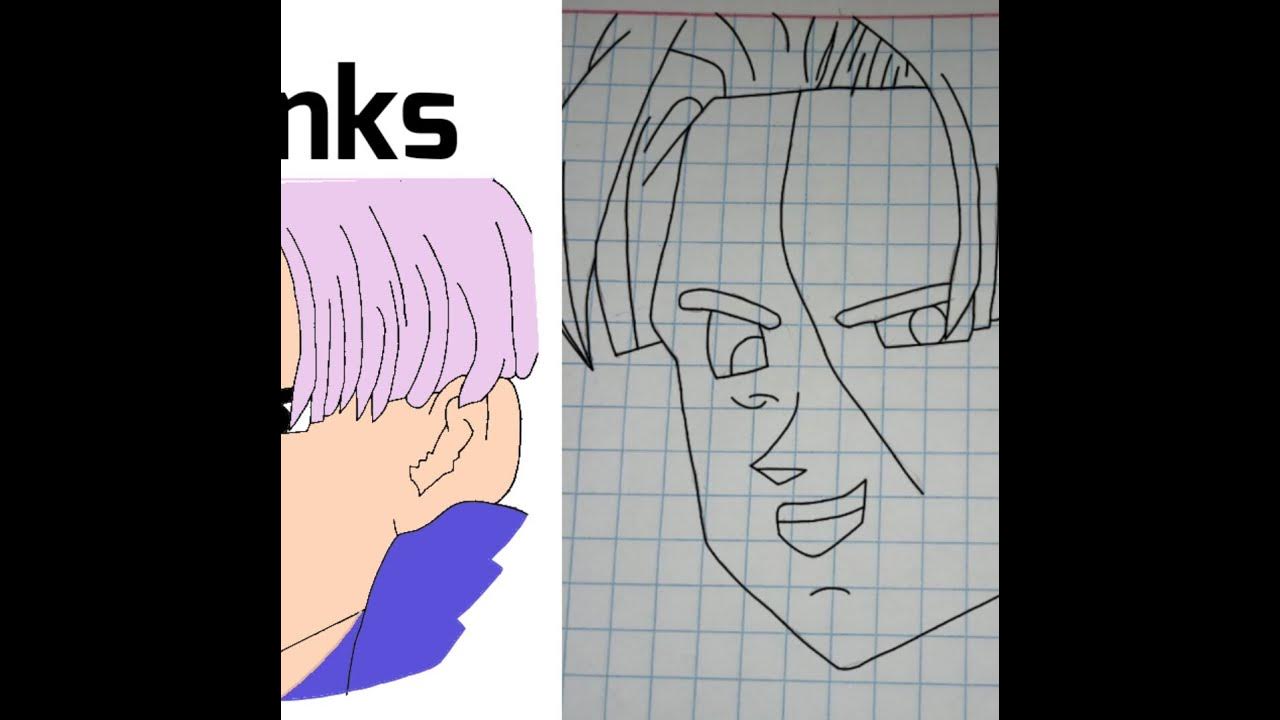 Easy tutorial for beginner. ☆ How to draw Trunks in less than 3 minutes