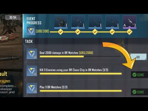 Call Of Duty Mobile Kill 3 Enemies using your BR Class Chip in BR Matches Task Complete