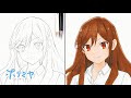 How to draw Hori Kyouko | horimiya | Hori and Miyamura