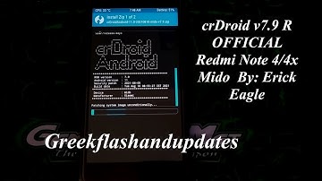 crDroid v7.9 R OFFICIAL Redmi Note 4/4x Mido  By Erick Eagle