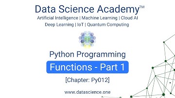Python Programming for Beginners Py012: Functions - Part 1
