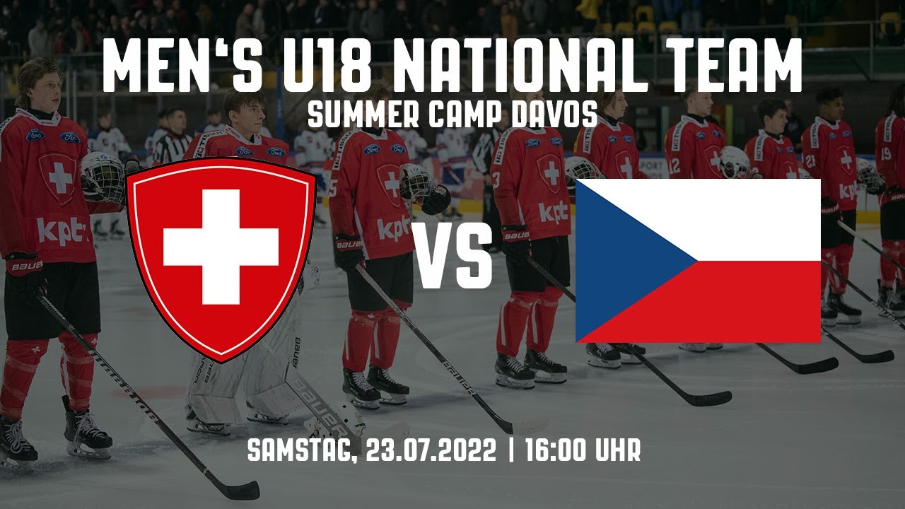 Switzerland U18 vs Czech Republic U18 U18 National Team Summer Camp Davos (23.07.2022)