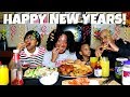 NEW YEARS APPETIZERS MUKBANG! FAMILY EDITION!