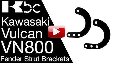 BobberCycle Kawasaki Vulcan VN800 Fender Strut Brackets Set of 2
