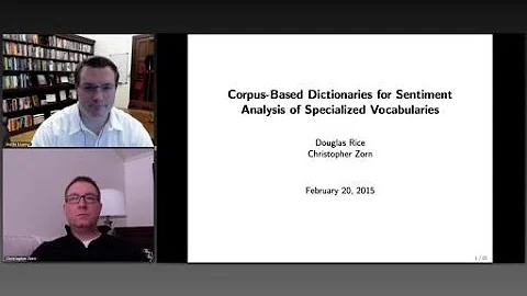 Christopher Zorn, "Corpus-Based Dictionaries for S...