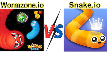 Snake io VS WormsZone io ( Game Comparison! )  #snakeio #wormszone
