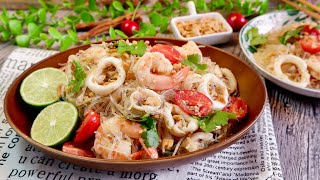 Perfect Potluck Recipe! Thai Glass Noodle Salad ยำวุ้นเส้น Yum Woon Sen | Xmas Meal Plan Idea