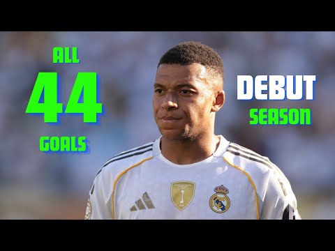 Kylian Mbappé All 44 Goals For Real Madrid Debut Season 2024 2025 