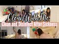 POST COVID CLEAN AND DISINFECT WITH ME | WHOLE HOUSE CLEAN WITH ME | CLEANING AFTER SICKNESS