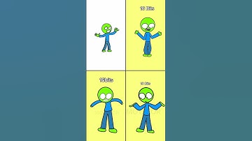 64 bits 32 bits 16 bits 8 bits 4 bits 2 bits 1 bit (Animation meme)#shorts