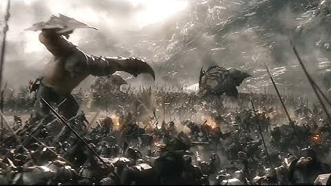 The Hobbit (2013) - Battle of the five Armies - Part 2 - Only Action [4K]