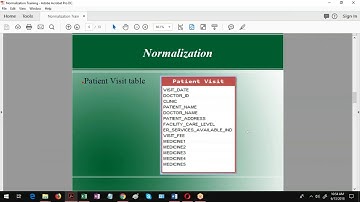 Data Modeling and Database - Normalization overview