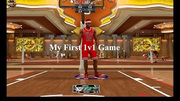MY FIRST 2K21 1v1 COURT GAMEPLAY WITH THE DEMIGOD POST SCORER