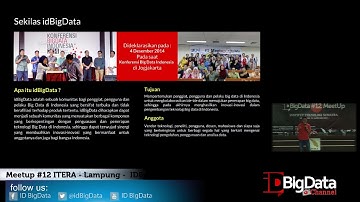 Meetup#12 ITERA idbigdata - Pengantar idBigData
