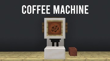 Minecraft | How to make a Coffee Machine