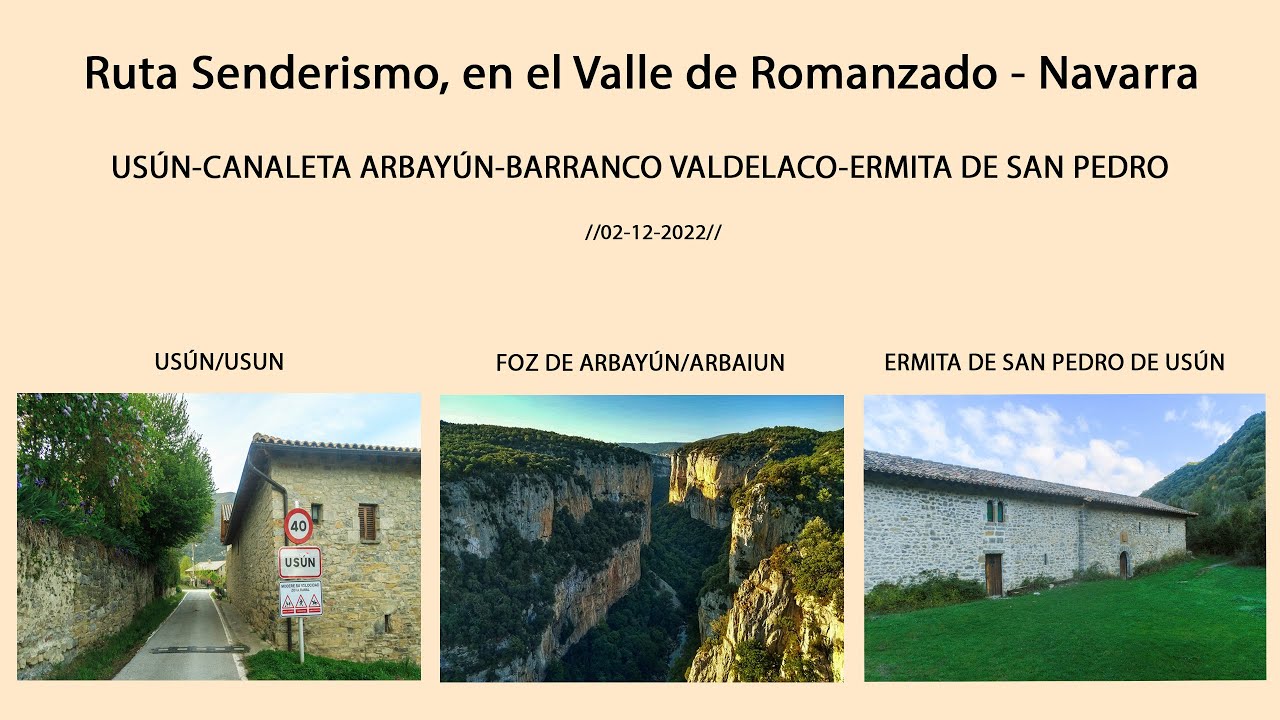 Ruta Senderismo, en el Valle de Romanzado – Navarra